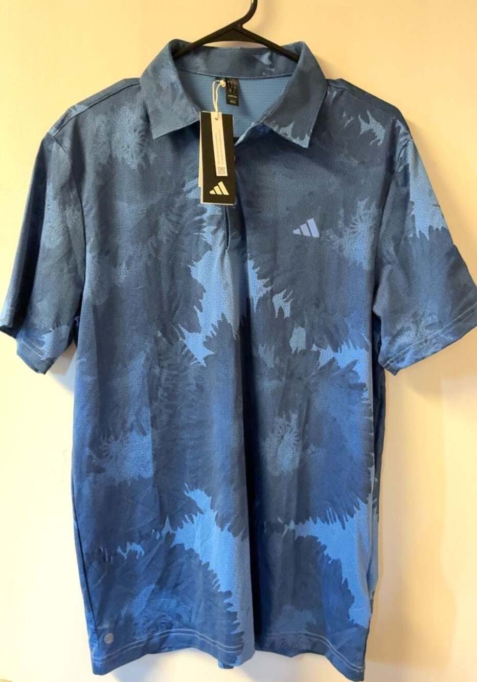 Adidas Arnold Palmer Invitational Flower Mesh Golf Polo Shirt